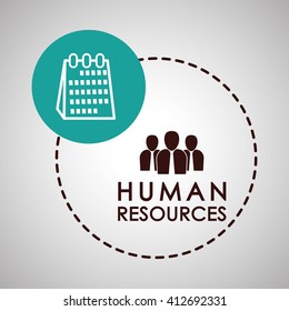 Human resources design. people icon. employee concept