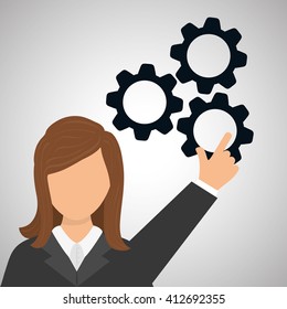 Human resources design. people icon. employee concept