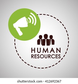 Human resources design. people icon. employee concept