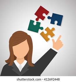 Human resources design. people icon. employee concept