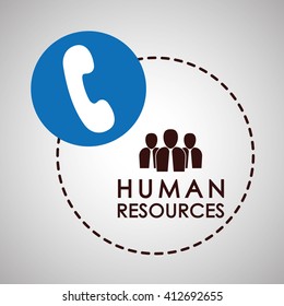 Human resources design. people icon. employee concept