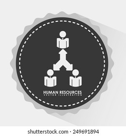 human resources design, vector illustration eps10 graphic
