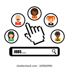 human resources design, vector illustration eps10 graphic