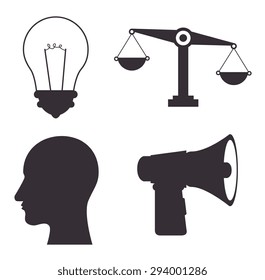Human resources design, vector illustration eps 10.