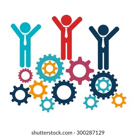 Human resources design, vector illustration eps 10.