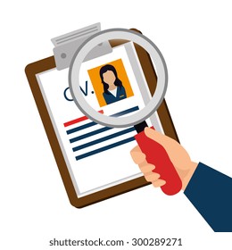 Human resources design, vector illustration eps 10.