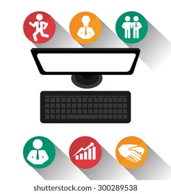 Human resources design, vector illustration eps 10.