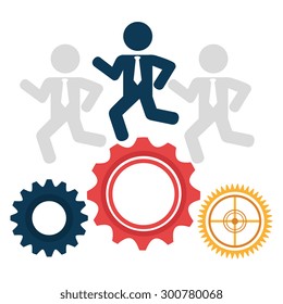 Human resources design, vector illustration eps 10.