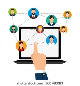 Human resources design, vector illustration eps 10.