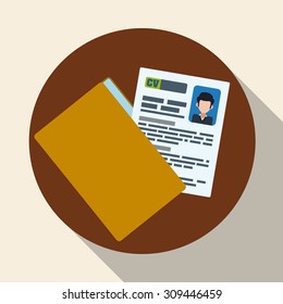 Human resources design, vector illustration eps 10.