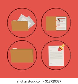 Human resources design, vector illustration eps 10