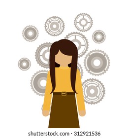 Human resources design, vector illustration eps 10