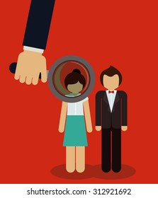Human resources design, vector illustration eps 10