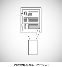 Human Resources design, Vector illustration