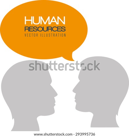 Human resources design, vector illustration eps 10.