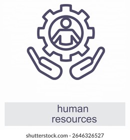Human Resources Element For Design Graphic