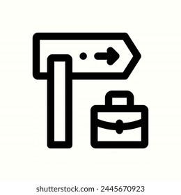 human resources, employments  icon, isolated icon in light background, perfect for website, blog, logo, graphic design, social media, UI, mobile app
