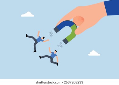 Human resources find applicants, and marketing is used to attract new consumers.