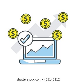 human resources flat line icons vector illustration design