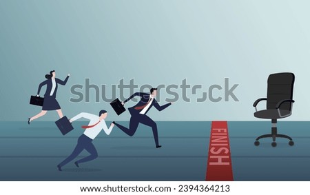 Human resources, head hunt, choosing talent for job vacancy or company recruitment concept, competition for job.candidates compete for the seat