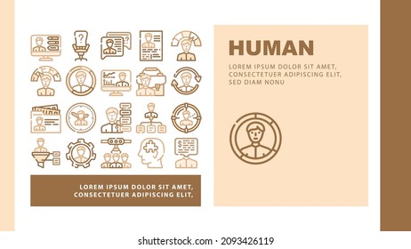Human Resources Hr Department Landing Web Page Header Banner Template Vector. Candidate Skills And Salary Money Talking, Cv Researching And Interview, Employee Search And Headhunting Illustration