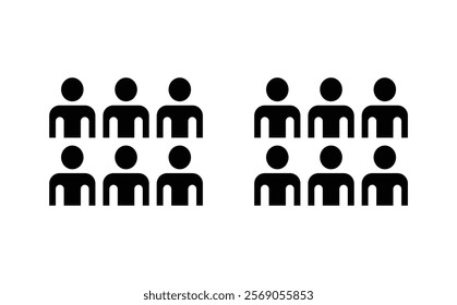 Human resources icon collection set