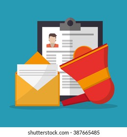 Human resources icon design 