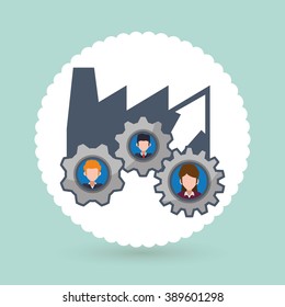 human resources icon design 