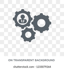 Human resources icon. Human resources design concept from Human resources collection. Simple element vector illustration on transparent background.