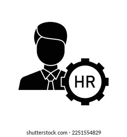 Human resources icon design. HR vector. isolated on white background. vector illustration