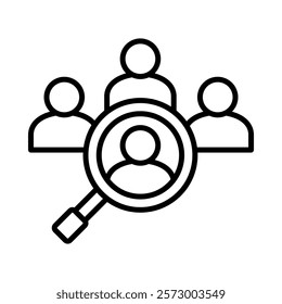 Human Resources Icon Element For Design