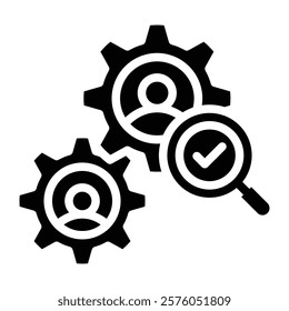 Human Resources Icon Element For Design