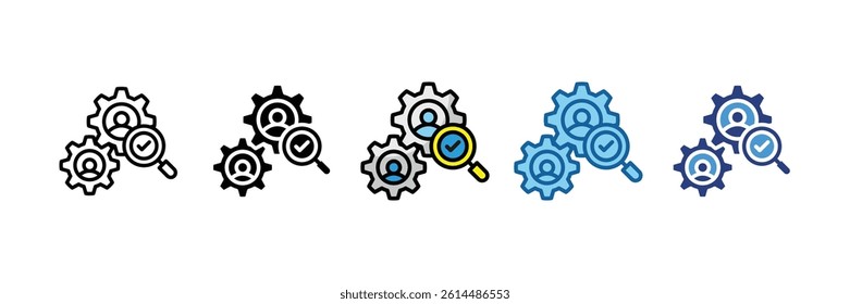 Human Resources Icon Element For Design