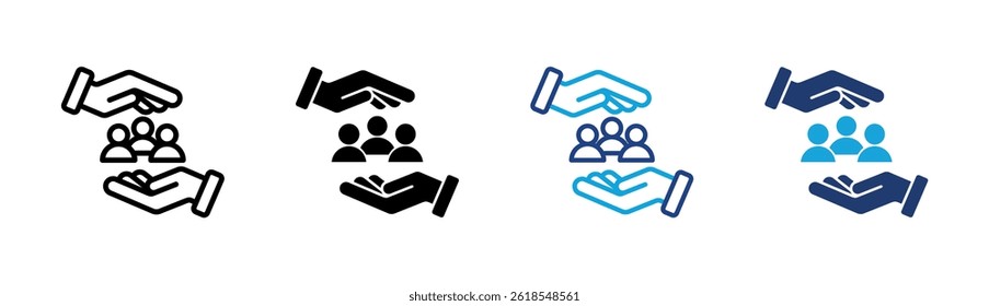 Human Resources Icon Element For Design