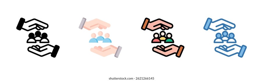 Human Resources Icon Element For Design
