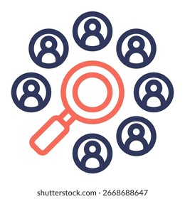 Elemento De Ícone De Recursos Humanos Para Design E Vetor