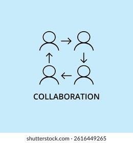 Human Resources Icon HR Management, Recruitment, Employee Relations and Workforce Concept