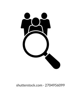 human resources icon outline editable stroke line drawing eps.