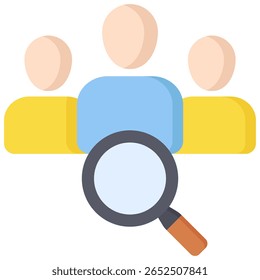 Símbolo de icono de Recursos Humanos. Ilustración vectorial.
