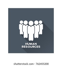 Human Resources Icon Vector Stock Vector (Royalty Free) 762455200 ...