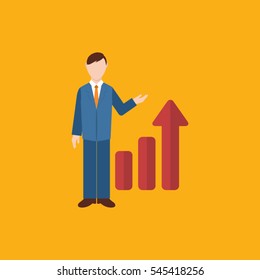 Human resources icon. Vector illustration.
