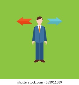 Human resources icon. Vector illustration.