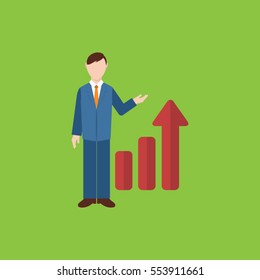 Human resources icon. Vector illustration.