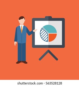 Human resources icon. Vector illustration.