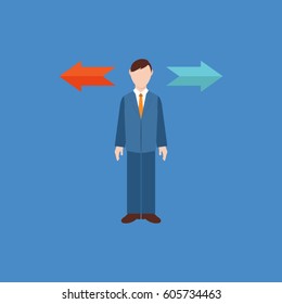 Human resources icon. Vector illustration.