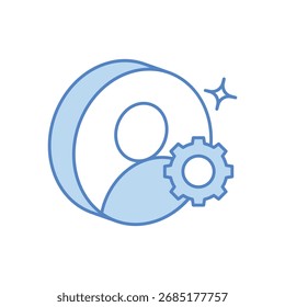 Icono de recursos humanos Vector ilustración de stock