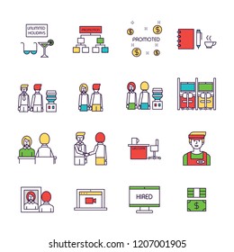 Human resources icons