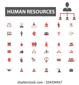 human resources icons