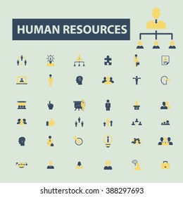 human resources icons
