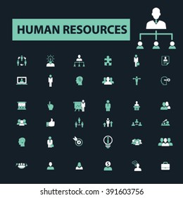 Human Resources Icons
